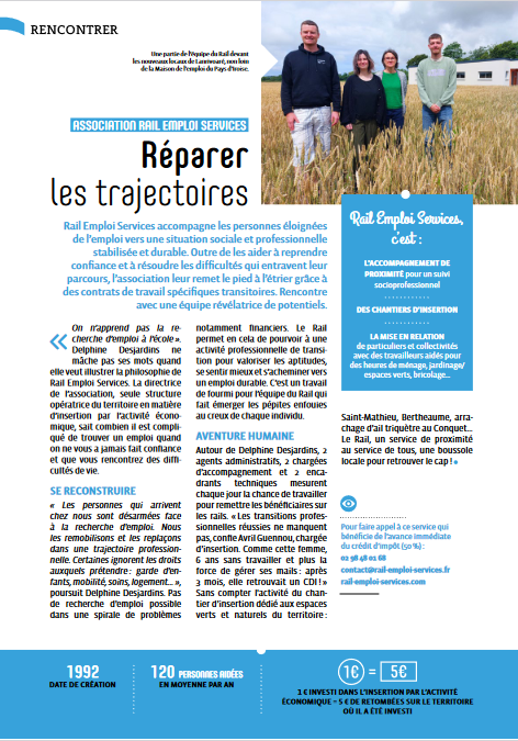 RAIL Emploi Services dans le magazine&nbsp;Hirwazh